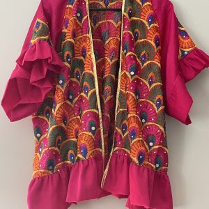 Peacock Drift Cardigan
