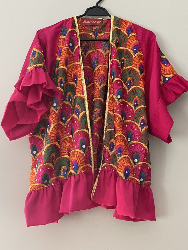 Peacock Drift Cardigan