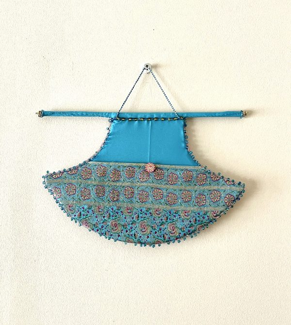 Ocean Calm Hand Fan – Blue - Image 2