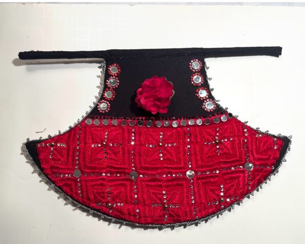 Ember & Smoke Hand Fan – Red/Black - Image 2