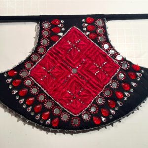Ember & Smoke Hand Fan – Red/Black