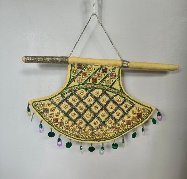 Golden Hour Hand Fan – Yellow - Image 2