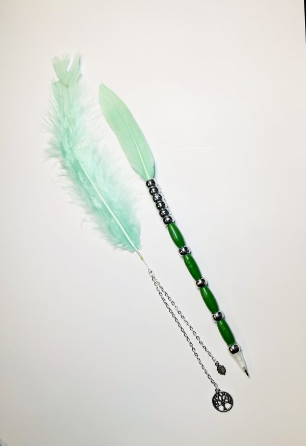 Sea Mist Set – Seagreen Pen & Bookmark - Image 3