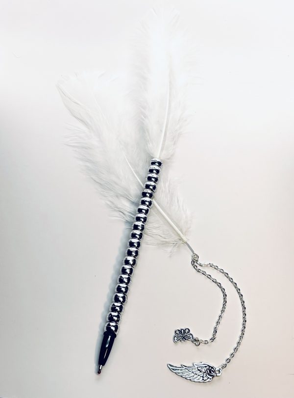 Moonlight Set – White Pen & Bookmark - Image 2